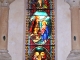 Photo suivante de La Sauvetat-du-Dropt Vitrail de l'église Saint Germain. Au fond du choeur