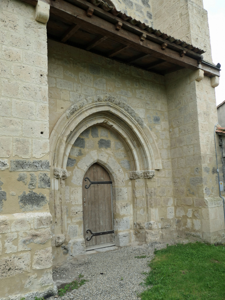La porte de l'église - Lannes