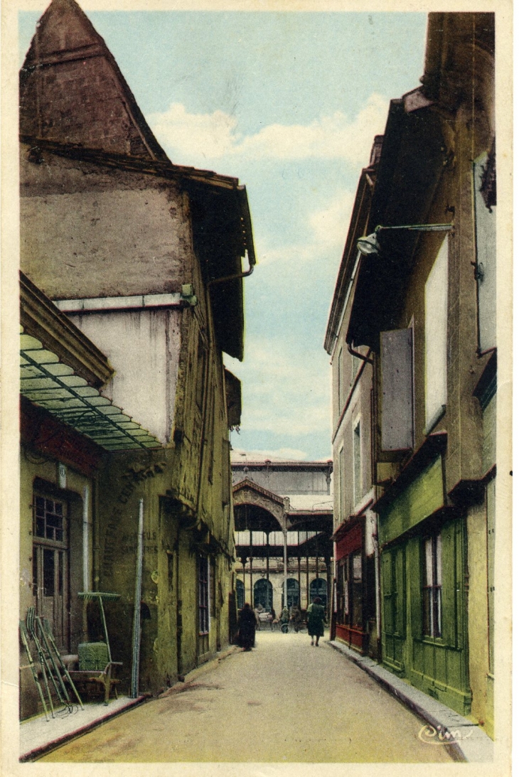 Vieille maison, rue Touperie (carte postale de 1941) - Marmande