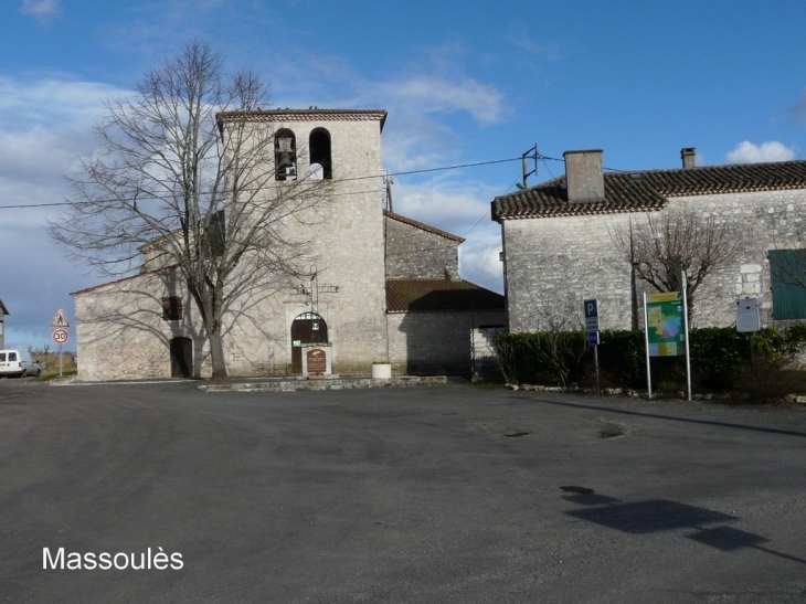 L'église - Massoulès