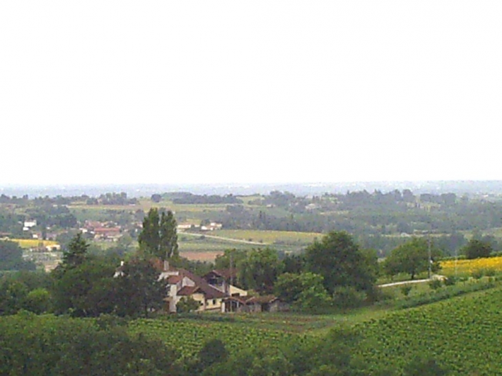 Paysage du clocher - Mauvezin-sur-Gupie