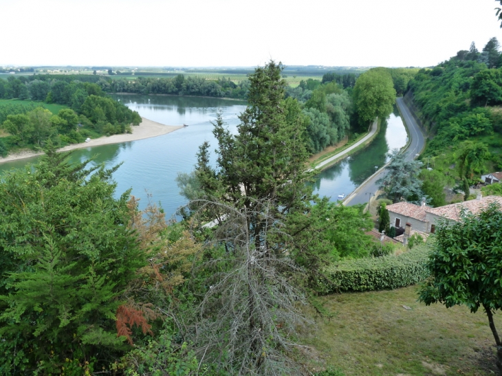 Point de vue avec canal latéral - Meilhan-sur-Garonne