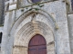 Photo suivante de Mézin Le portail de l'église Saint-Jean-Baptiste.