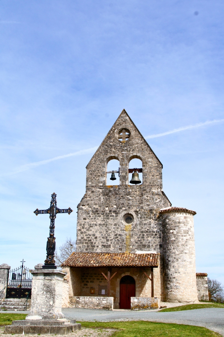 L'église de Corconat. - Monflanquin