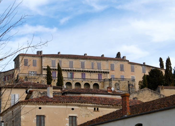 Château de poudenas est une vaste demeure familiale du 13ème siècle, transformée au 17ème en palais italien agrémenté d'un beau parc de 10 hectares.