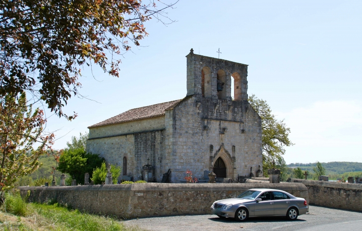L'église de Monseyrou. - Rayet