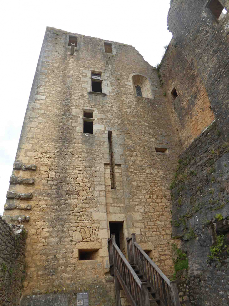 Château de Bonaguil : l'entrée du donjon - Saint-Front-sur-Lémance