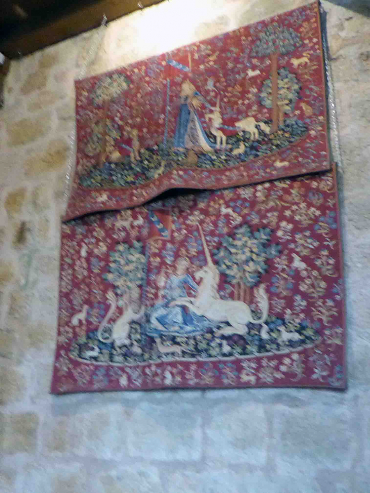 Château de Bonaguil : tapisserie du logis - Saint-Front-sur-Lémance