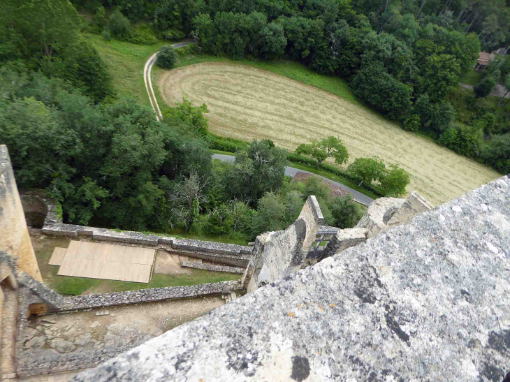 Château de Bonaguil : les environs vus du donjon - Saint-Front-sur-Lémance