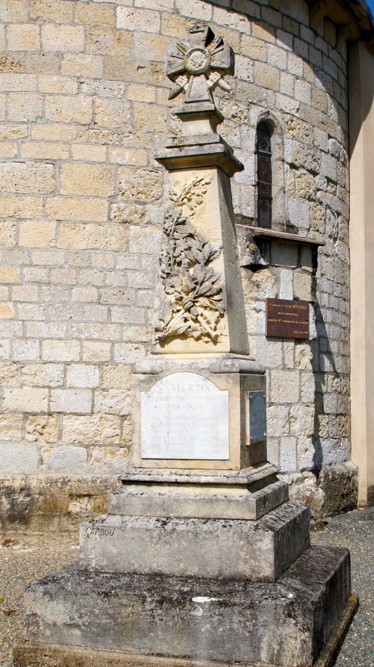 Le Monument aux Morts - Saint-Martin-de-Villeréal