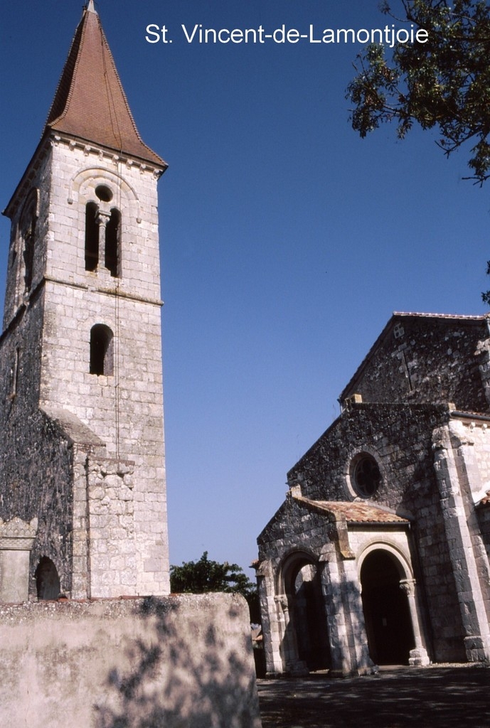 L'église et le clocher - Saint-Vincent-de-Lamontjoie