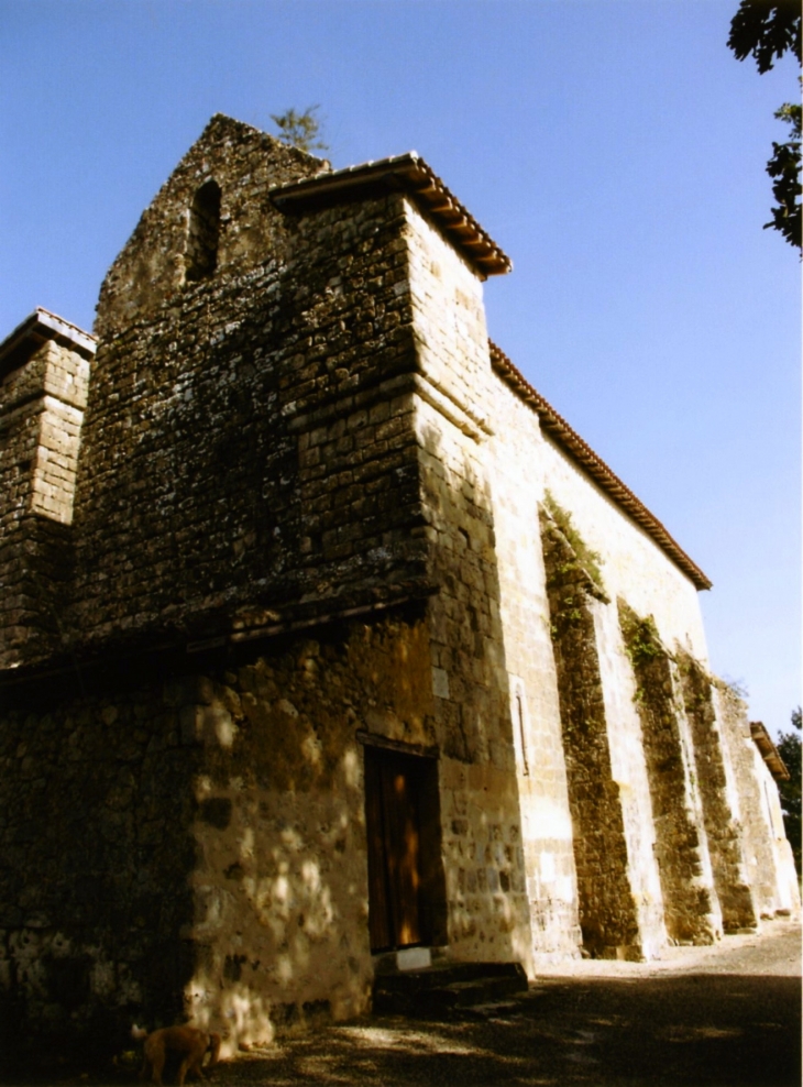 Eglise de Meylan XIIIe et XVIe siècles. Meylan dépendrait d'une commanderie de templiers, puis d'hospitaliers. - Sos