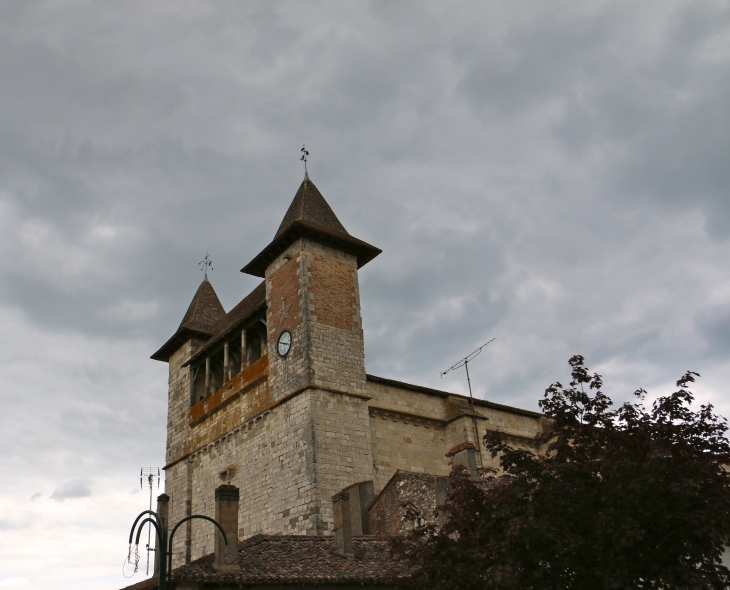 Clocher de l'église Notre-Dame. - Villeréal