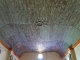 Le plafond de la chapelle SAint Clair à Parisot. La chapelle avait une voûte étoilée hélas disparue.
