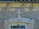 Photo suivante de Xaintrailles Linteau sculpté au dessus de la porte de l'ancien prebytère.