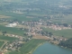 Vue aérienne  du village depuis le sud