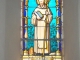 Photo suivante de Camou-Cihigue Camou-Cihigue (64470) église de Camou: vitrail  St.Bernard