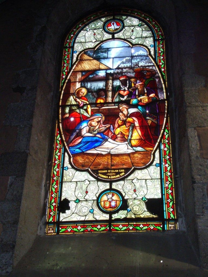  Ciboure, église St.Vincent, vitrail l'Adoration des Mages