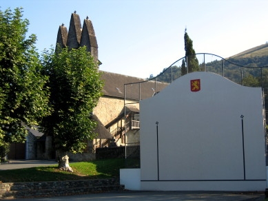 Fronton église de Gotein - Gotein-Libarrenx