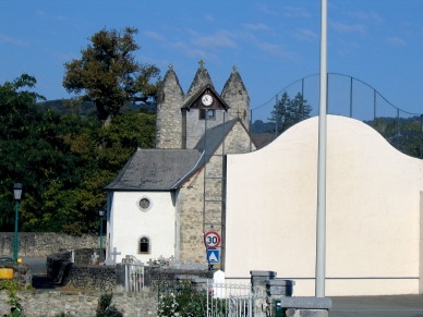 Fronton et église de Libarrenx - Gotein-Libarrenx