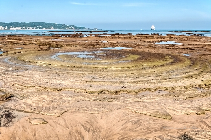 Marée coeficient 109 . Plage Hendaye 