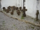 Lantabat (64640) à Lantabat St.Martin, stèles basques au cimetière
