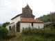 Lantabat (64640) à Ascombéguy, l'église en travaux de restauration (2010)