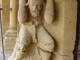 Morlaàs (64160) sculpture de la porche