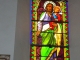 Osse-en-Aspe (64490) église,  vitrail  Saint Joseph et enfant Jesus