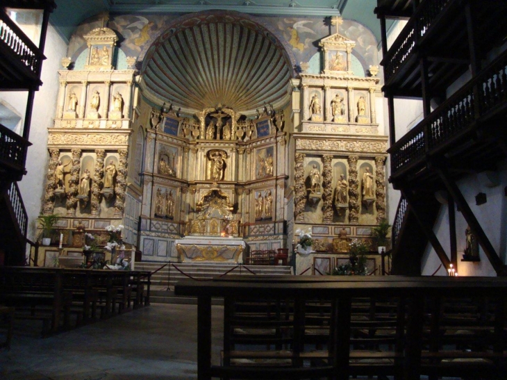 Saint-Pee-sur-Nivelle (64310) choeur de l'église - Saint-Pée-sur-Nivelle