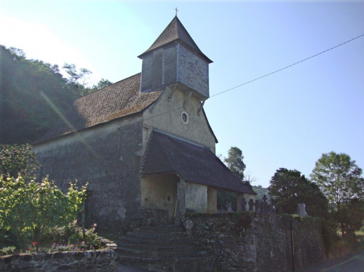 Sauguis-Saint-Étienne (64470) à Saint-Étienne: église 