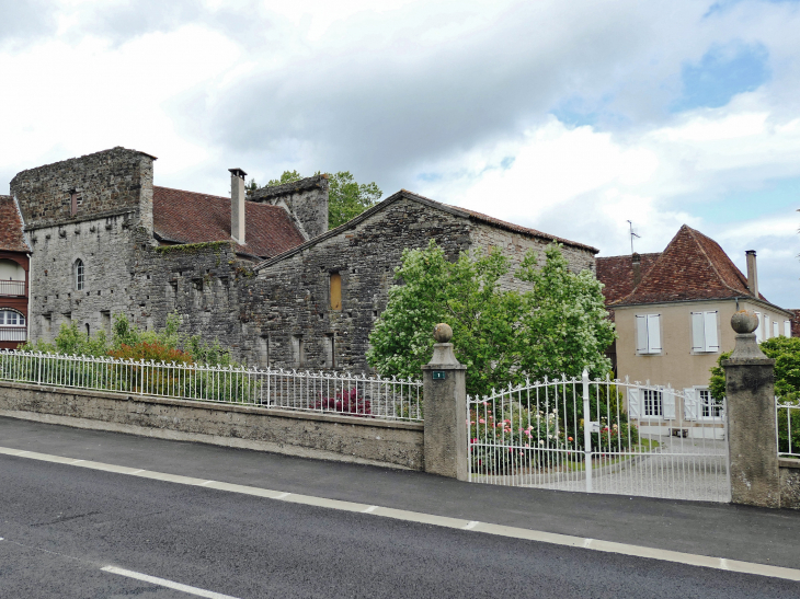 Les ruines du vieux château - Sauveterre-de-Béarn