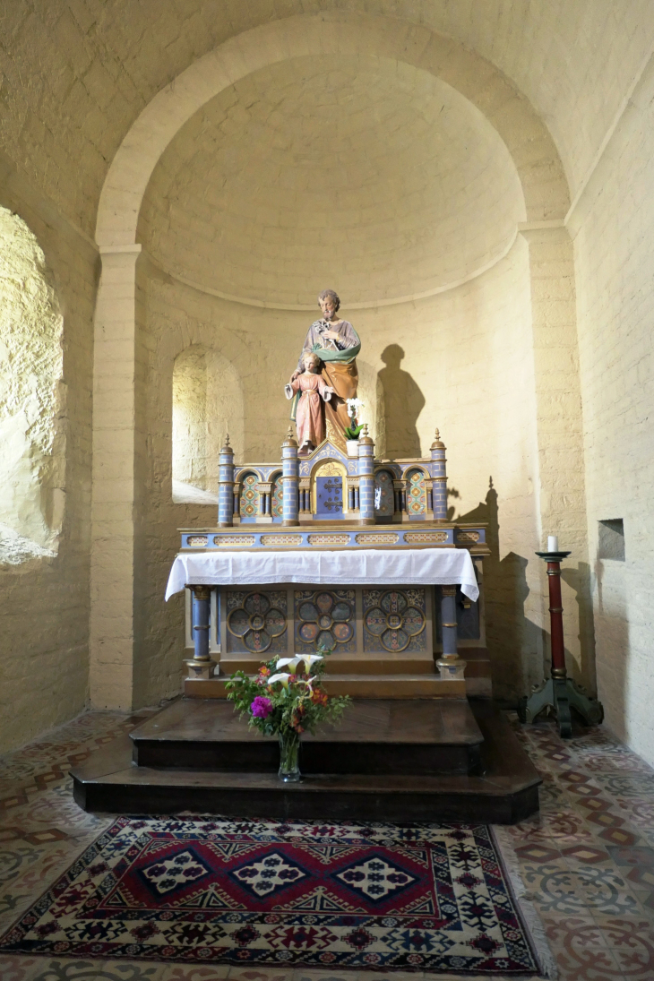 Dans l'église Saint André - Sauveterre-de-Béarn