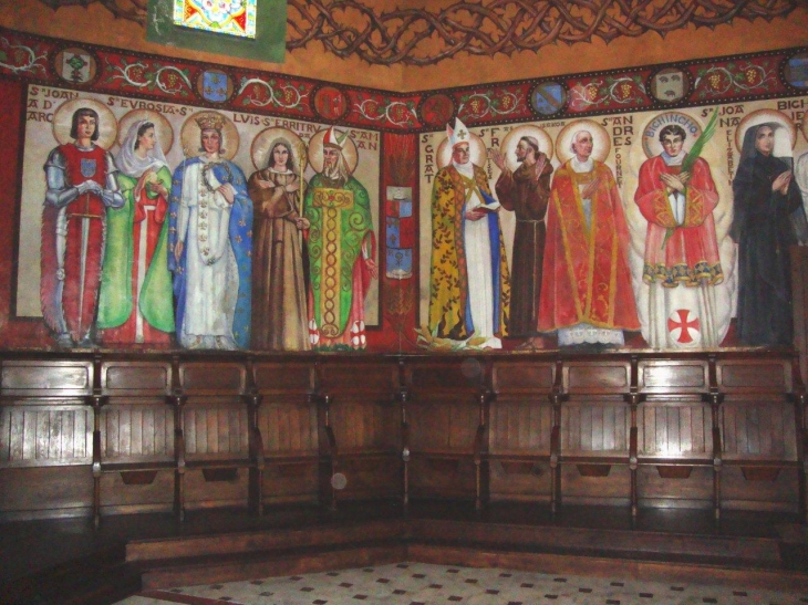 Ustaritz, église, peintures murales