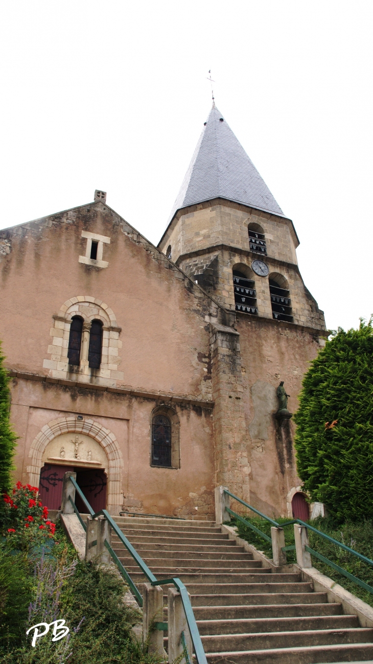 *église Saint-Désire en partie du 12 Em Siècle clocher de 1776  - Ferrières-sur-Sichon