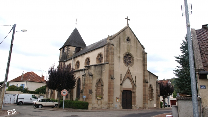 -église Saint Louis ( clocher du 14 Em Siècle église reconstruite en 1863 ) - Hauterive