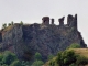 vue sur les ruines du château