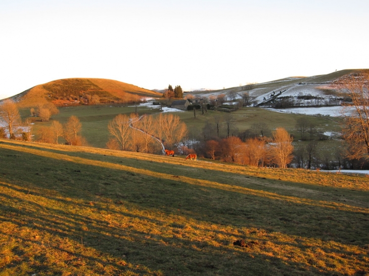 COUCHER SOLEIL GIRGOLS ROUTE DE SOULAGE