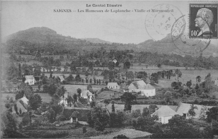 Vue depuis la chapelle vers le sud - Saignes