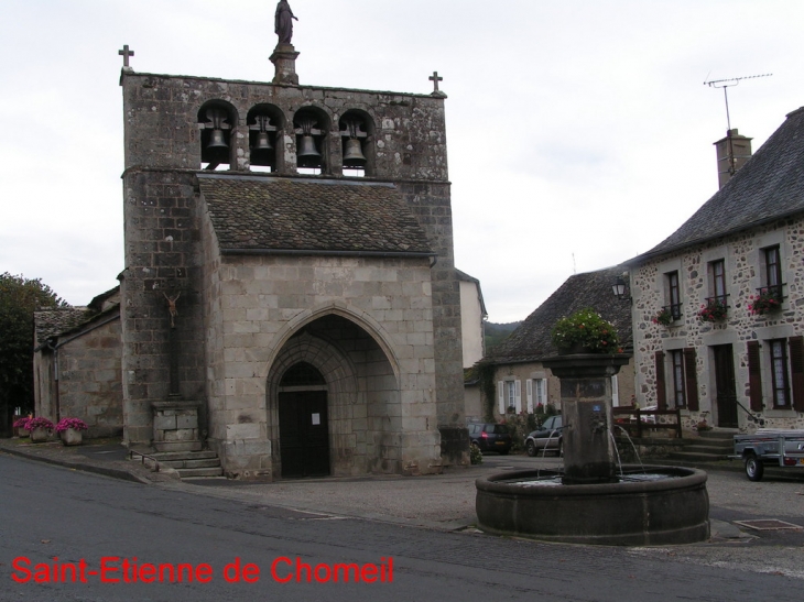 Eglise de saint etienne de chomeil - Saint-Étienne-de-Chomeil