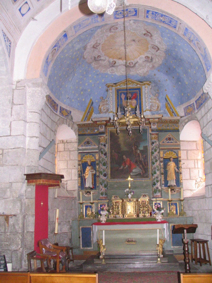 Eglise de St Etienne de chomeil l'autel - Saint-Étienne-de-Chomeil