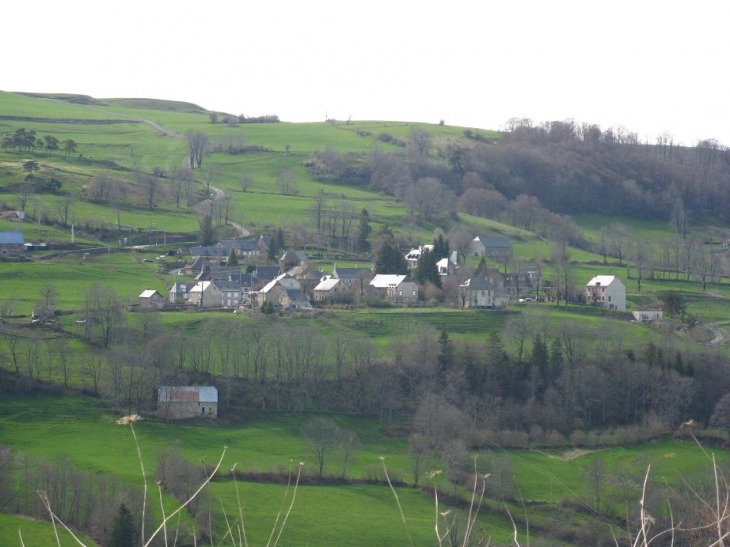 Village de St Hippolyte vue de la Bastide - Saint-Hippolyte