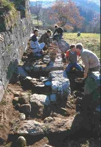 Chantier d'archéologie à la Tour de Falhiès, VELZIC