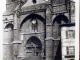 Façade de l'église Abbatiale, vers 1920 (carte postale ancienne).