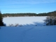 Le Lac du Bouchet pris par la glace