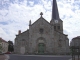 Saint-Victor-Malescours (43140) église, façade