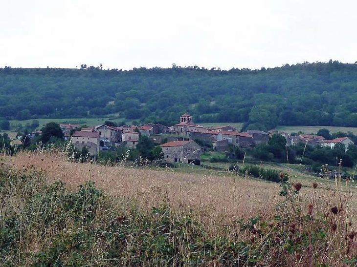 Vue sur le village - Augnat