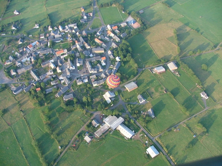 Aurières vue du ciel