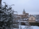 l'église de BEAULIEU  sous la neige