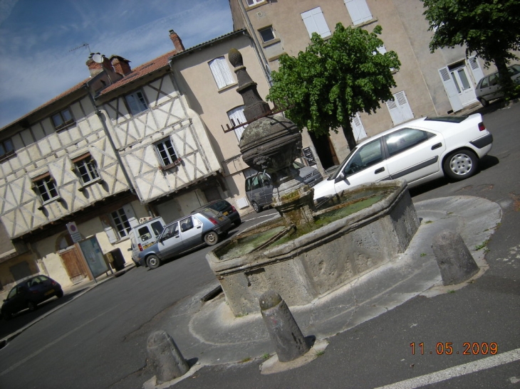 La fontaine (Place Louis Grimard) - Billom